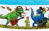 Bestway® Fill 'n Fun™ Planschbecken Dinosaurier, Ø 183 x 38 Produktbild-Vorschau 5