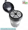 A vacuum cleaner filter and its lid are shown against a white background. Produktbild-Vorschau