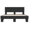 vidaXL Bettgestell Schwarz 120x200 cm Holzwerkstoff und Produktbild-Vorschau 3