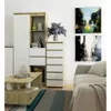 Kommode AKORD CL6 Eiche Artisan 40 cm 6 Schubladen Front Produktbild-Vorschau 7