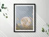 Illustration des Mondes und fliegender Vögel– Wandbild mit Produktbild-Vorschau 2