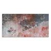 DEQORI Hybrid Leinwand Bild 100x50 cm 'Roter Zerfall' Produktbild-Vorschau 2