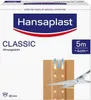 The image shows the packaging of Hansaplast Classic plasters, with a close-up of a plaster and scissors. Anteprima dell’immagine prodotto