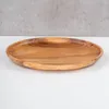 Holzteller Akazie rund 30cm Holz Schale Obstteller Deko Produktbild-Vorschau 6