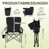 JOIEYOU Angelstuhl Klappbar Outdoor mit Becherhalter & Produktbild-Vorschau 2