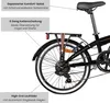Galano Metropolis Klapprad 20 Zoll für Erwachsene 155 - 180 Produktbild-Vorschau 4