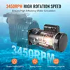 VEVOR Moteur de pompe de piscine 1 CV, cadre 56Y, 115V(9 Voir les images du produit 3