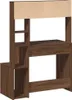 A product shot of a desk with shelving. Náhled obrázku produktu