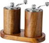 INF 2er Retro Gewürzmühle mit Akazienholz U-Basis Handmühle Produktbild-Vorschau 1