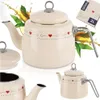 Kremkleurige, geëmailleerde theepot TONCA, 1,6 liter Productafbeelding-voorbeeld 7