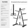 tectake® Hantelscheibenständer mit 7 Aufnahmen Produktbild-Vorschau 6