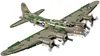 A model of a Boeing B-17F Flying Fortress airplane with camouflage. Voir les images du produit