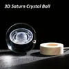 Lampe de table LED en cristal 3D système solaire, boule de Voir les images du produit 15