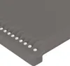 vidaXL Kopfteil Grau 90x5x118/128 cm Kunstleder Produktbild-Vorschau 4