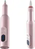 Two views of a pink electric nail drill. Produktbild-Vorschau