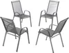 4er Set Gartenstühle Stapelstuhl Camping Stapelbar Produktbild-Vorschau 8