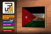 Holzschild Flagge Jordanien 18x12 cm Flag of Jordan Rost Produktbild-Vorschau 3