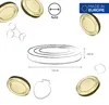WELLGRO Einmachdeckel To 53 - gold, Metall, Ersatzdeckel Produktbild-Vorschau 2