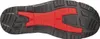 The sole of a black and red boot. Produktbild-Vorschau