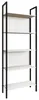 Drewno Metal Storage Stand Regał Deco Książki Stojak Półka Podgląd zdjęcia produktu 2