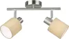 Rabalux 5010 Deckenstrahler 2 Spots Natina, E14, braun, Produktbild-Vorschau 1