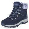 Botas de invierno para mujer Skechers TREGO, color azul, Vista previa de la imagen del producto 2