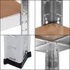 Springos®cellar shelf Kovová police 30 x 75 x 150 cm Náhled obrázku produktu 6