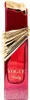 A close-up studio shot of a red perfume bottle with gold accents. Voir les images du produit
