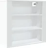 vidaXL Wandschrank Weiß 80x33x80 cm Holzwerkstoff Produktbild-Vorschau 1