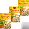 Maggi Reiskugeln Risi-Bisi 3er Pack (3x125g Packung) + usy Produktbild-Vorschau 1