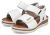Rieker Sandalen Plat  Sandalen Plat - Wit - Maat 40 Voir les images du produit 9