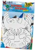 Folia Kindermaske 'Tiere' aus Pappe, mit Gummi, weiß (6 Produktbild-Vorschau 13