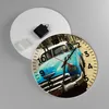 Wanduhr - Rund - Glasuhr - Auto Klassiker Kuba Havanna - Produktbild-Vorschau 2