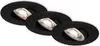 LED Einbauleuchten Schwenkbar 3er Set 5 W matt-schwarz Produktbild-Vorschau 1