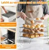 3-Lagiges Abkühlgitter, Stapelbar, Kuchengitter Produktbild-Vorschau 3