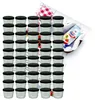 sada 50 sklenic 230 ml na zavařování Do 82 černé víčko Náhled obrázku produktu 1