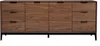 Miliboo - Sideboard im Vintage-Stil aus dunklem Produktbild-Vorschau 1