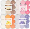 72 Kerzen 4x18 Stück Lavendel Rose Vanille Orange Produktbild-Vorschau 1