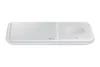 A white wireless charger duo is shown on a white background. Produktbild-Vorschau