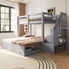 Patrová postel 90 x 200 cm s výsuvným lůžkem 90/180 x 190 Náhled obrázku produktu 2