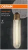 A product shot of an Osram LED tubular light bulb with packaging elements. Anteprima dell’immagine prodotto