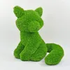 AniPlants, Grasfigur, "Fuchs" sitzend, Gartendeko, 37cm Produktbild-Vorschau 1