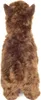 The back view of a brown plush teddy bear. Voir les images du produit