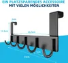Türhaken, Türgarderobe zum Einhängen mit 5 Haken - Produktbild-Vorschau 5