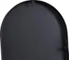 Wandspiegel oval - Metall - 40 x 140 cm - Schwarz - ONIKAL Produktbild-Vorschau 5