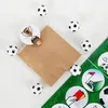 6 Mini Fußbälle - kleine Deko Bälle schwarz weiß 2 cm Produktbild-Vorschau 3