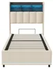 INONEFT Polsterbett 90x200cm mit LED und USB Typ-C, Produktbild-Vorschau 11