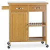 Chariot de cuisine Relaxdays en bois et bambou, 4 Voir les images du produit 9