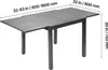 SucceBuy Ausziehbarer Terrassentisch Gartentisch Produktbild-Vorschau 8
