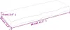 vidaXL Wandregal 80x30x(2-6) cm Massivholz Eiche Produktbild-Vorschau 8